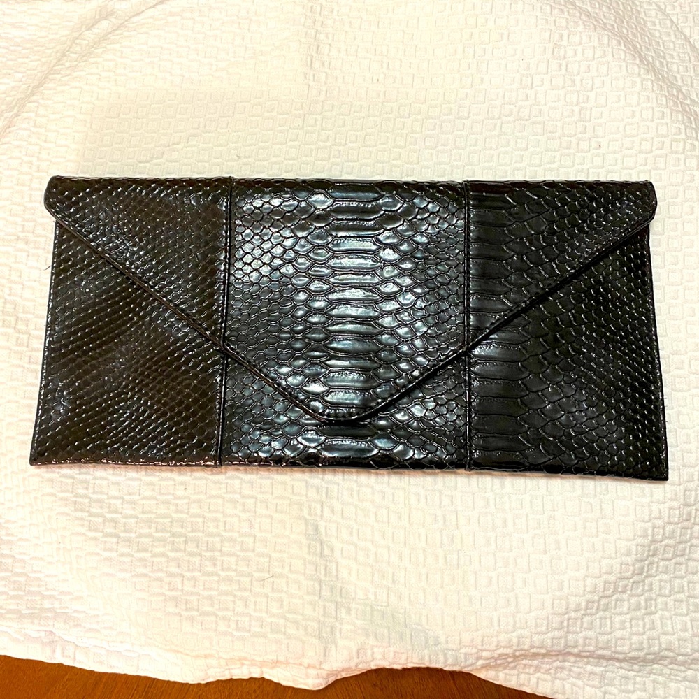 UE (Urban Expressions) small snake print clutch
